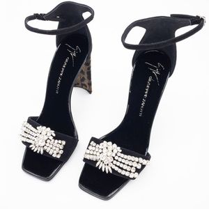 Guiseppe zanotti rhinestone sandal